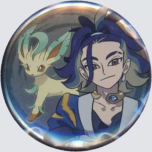 中古】バッジ・ピンズ セキ＆リーフィア 「ポケットモンスター 缶