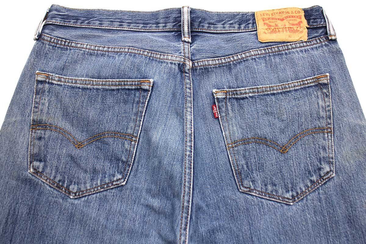 Levi's 501 W36 L32 ダメージジーンズ LEVI'S 501 501-01 W36 L32 ダメージ加工 カットオフ - メルカリ
