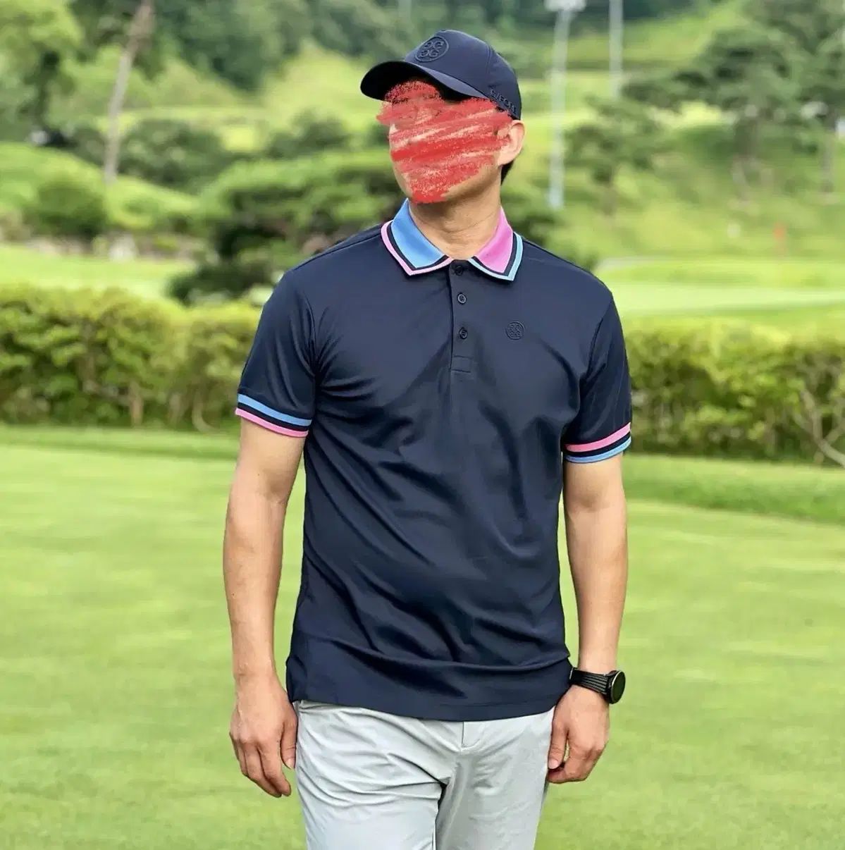 メンズゴルフウェア ツートン テック 提示 ポロ Tシャツ