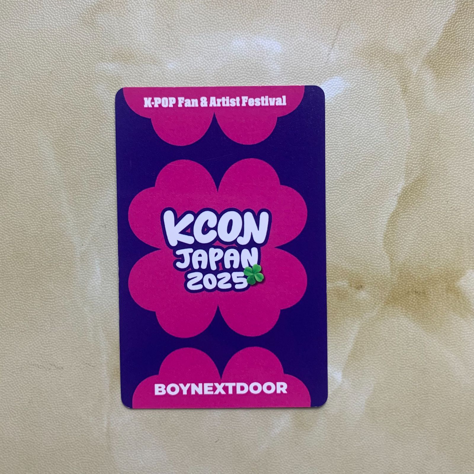 匿名配送】 BOYNEXTDOOR KCON JAPAN 2025 オンラインくじ 当選 トレカ 