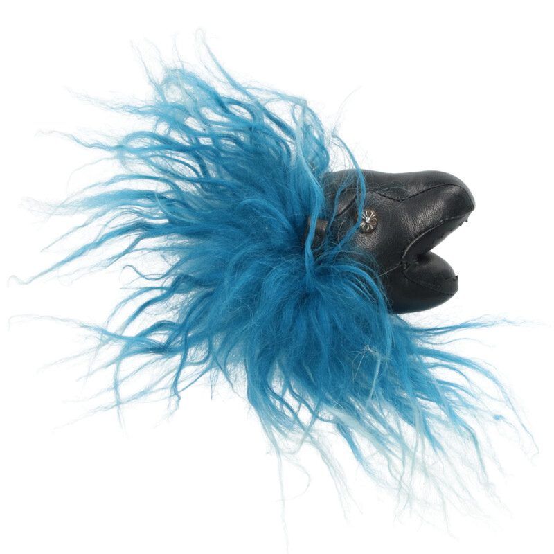 クロムハーツ DINO LTHR/ダイナソー クロスボールボタンレザー  