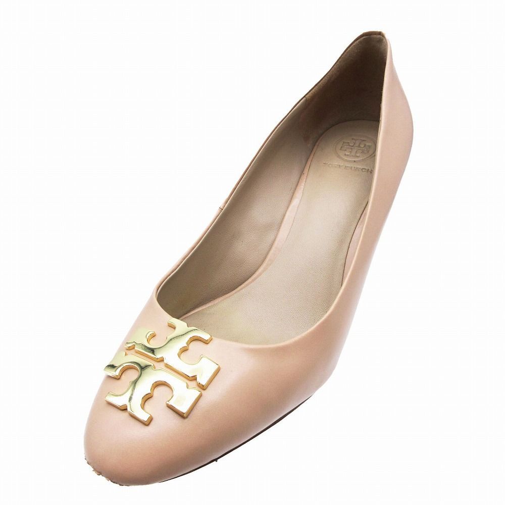 【美品】✨Tory Burch 24cm パンプス レザー トープ ロゴ金具 7 美品】✨Tory Burch 24cm パンプス レザー トープ ロゴ金具 7 【公式通販】
