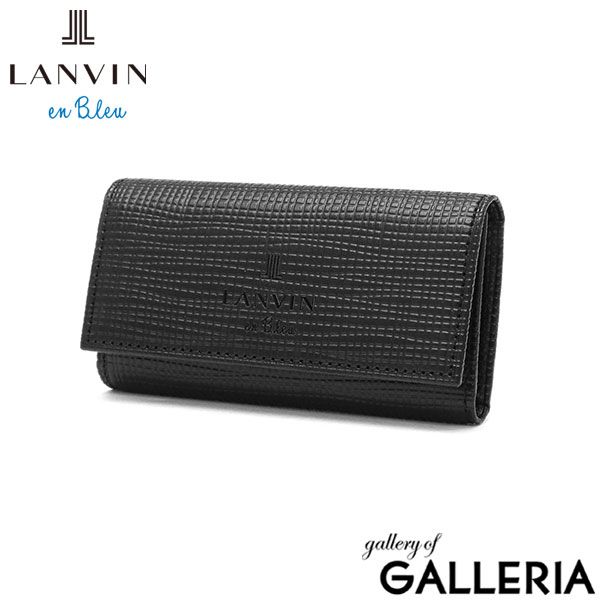 ランバン オン ブルー キーケース メンズ 鍵入れ 小さめ LANVIN en Bleu ブランド 大人 上品 キー ケース 鍵 4連 三つ折り 革小物 軽量 感 シンプル レザー 本革 革 おしゃれ プレゼント ゼブダ 529612