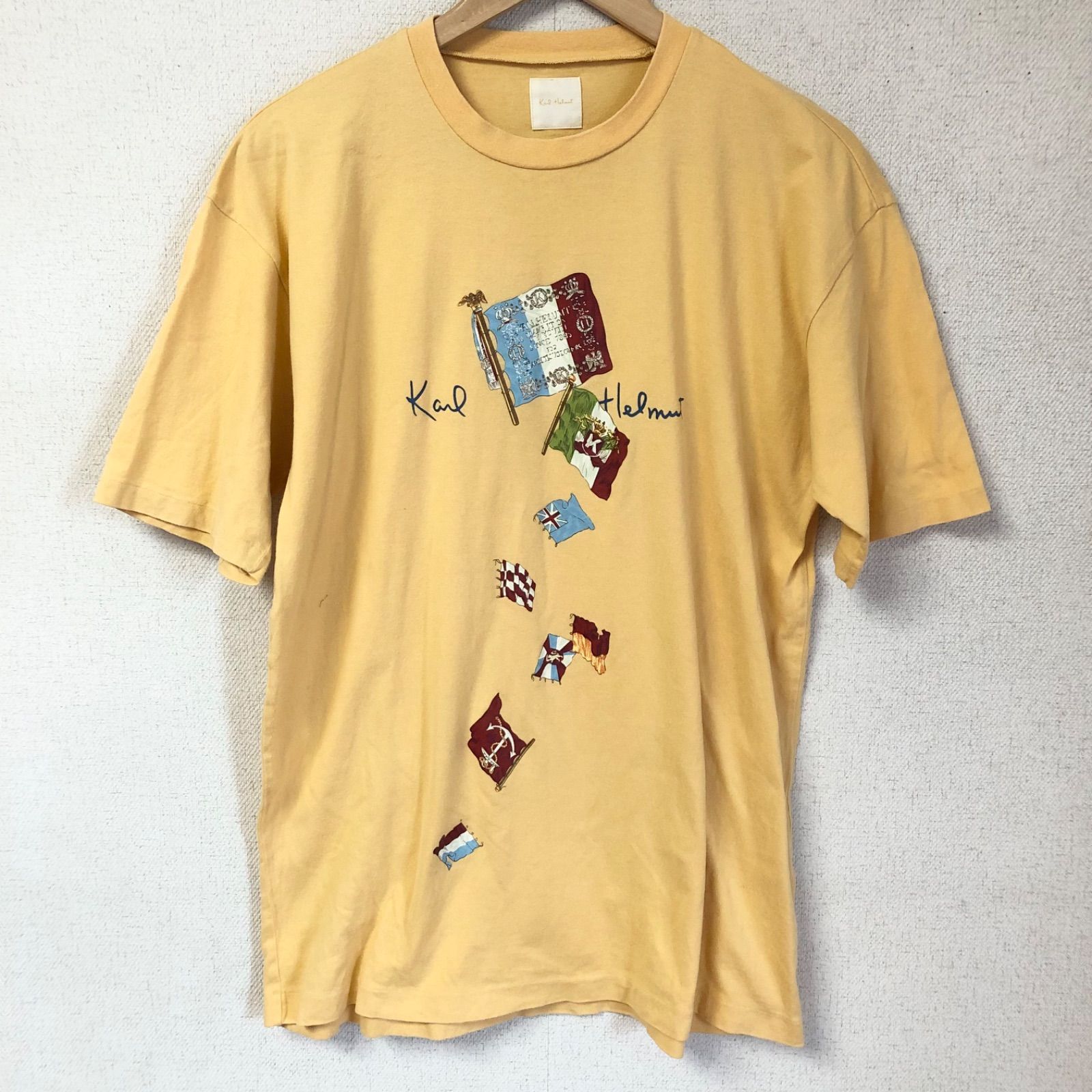 w^)b Karl Helmut カールヘルム 半袖 Tシャツ ティー シャツ 綿