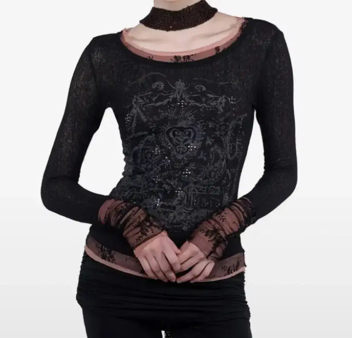 sculptor スカルプター charcoal xs Classic Logo Piping Crop Top（Tシャツ/カットソー）｜SCULPTOR