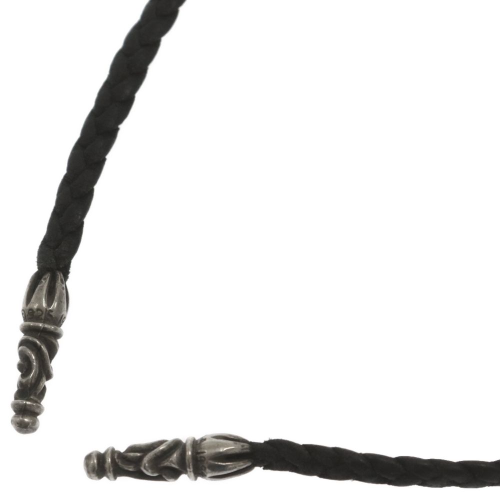 CHROME HEARTS (クロムハーツ) LEATHER BRAID スクロールレザー
