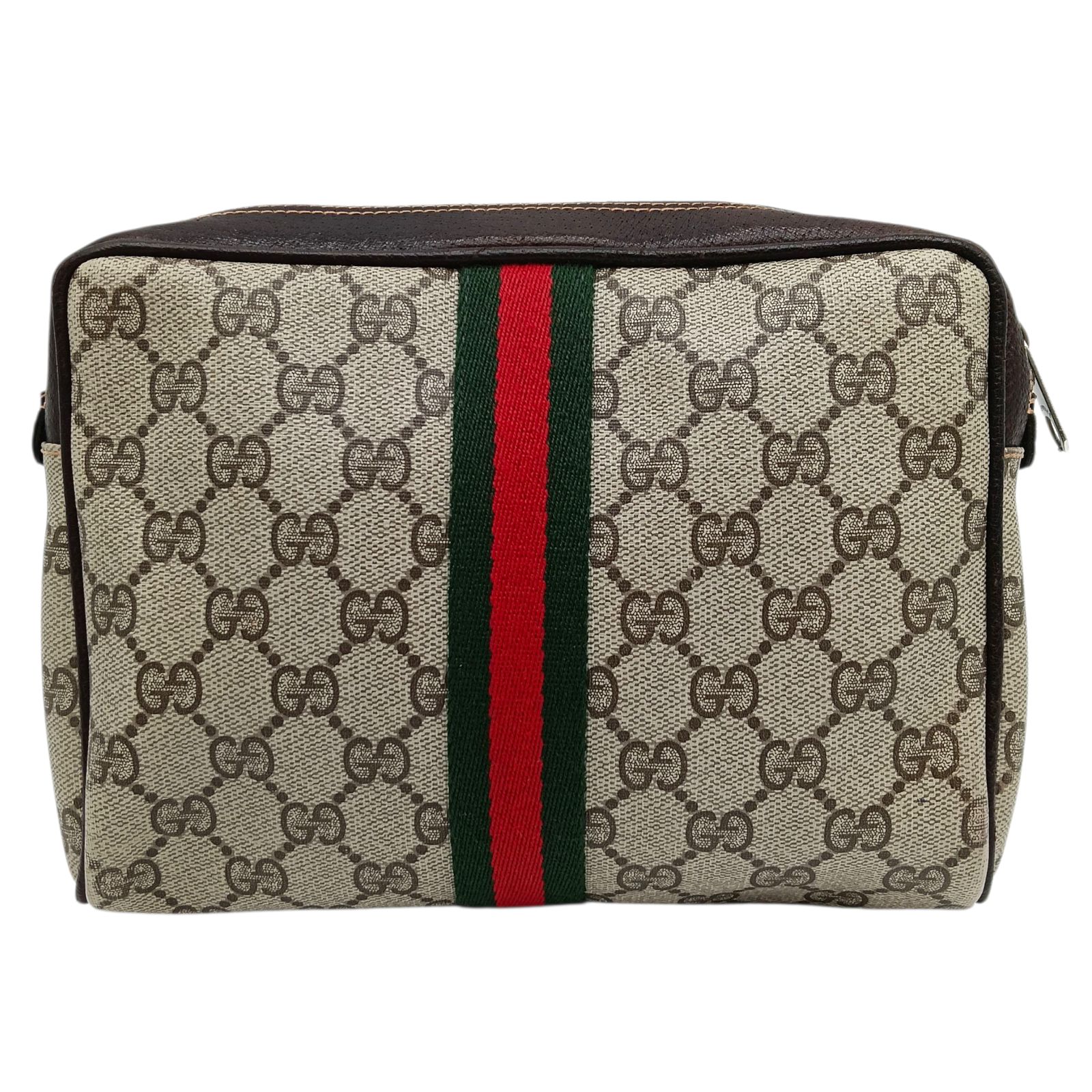 美品 GUCCI グッチ GG シェリーライン セカンドバッグ ポーチ ブラウン 楽天市場】グッチ オールドグッチ セカンドバッグ クラッチ