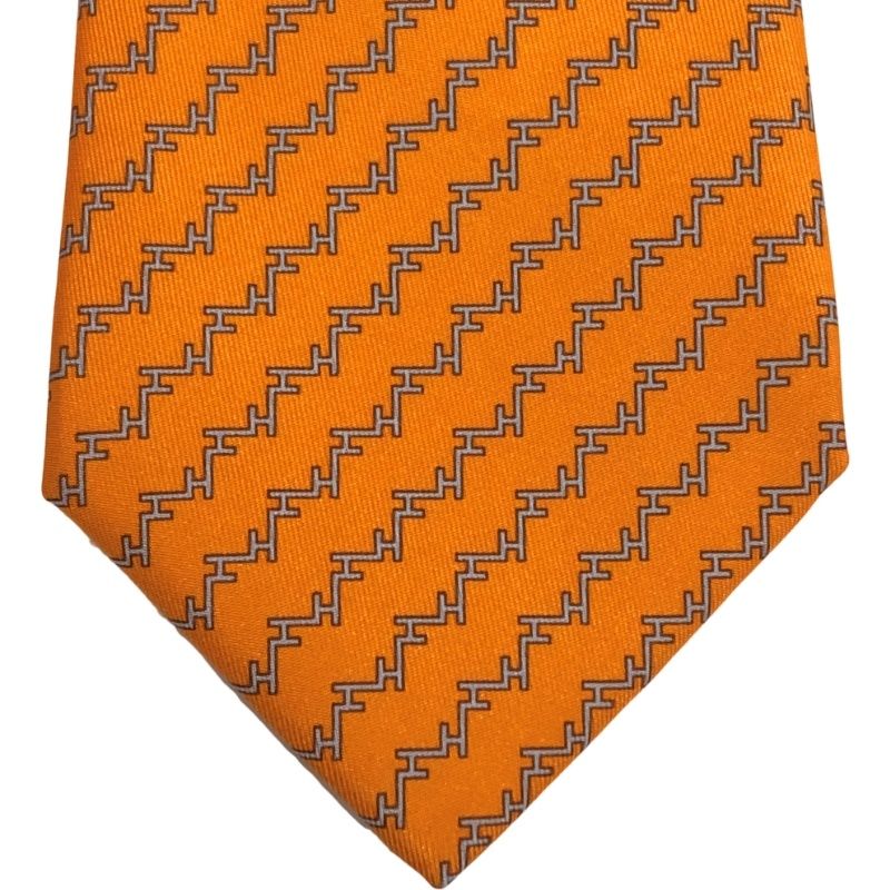 【超美品】HERMES オレンジゴールド H柄 シルク100% 慶事 超美品】HERMES オレンジゴールド H柄 シルク100% 慶事 - メルカリ