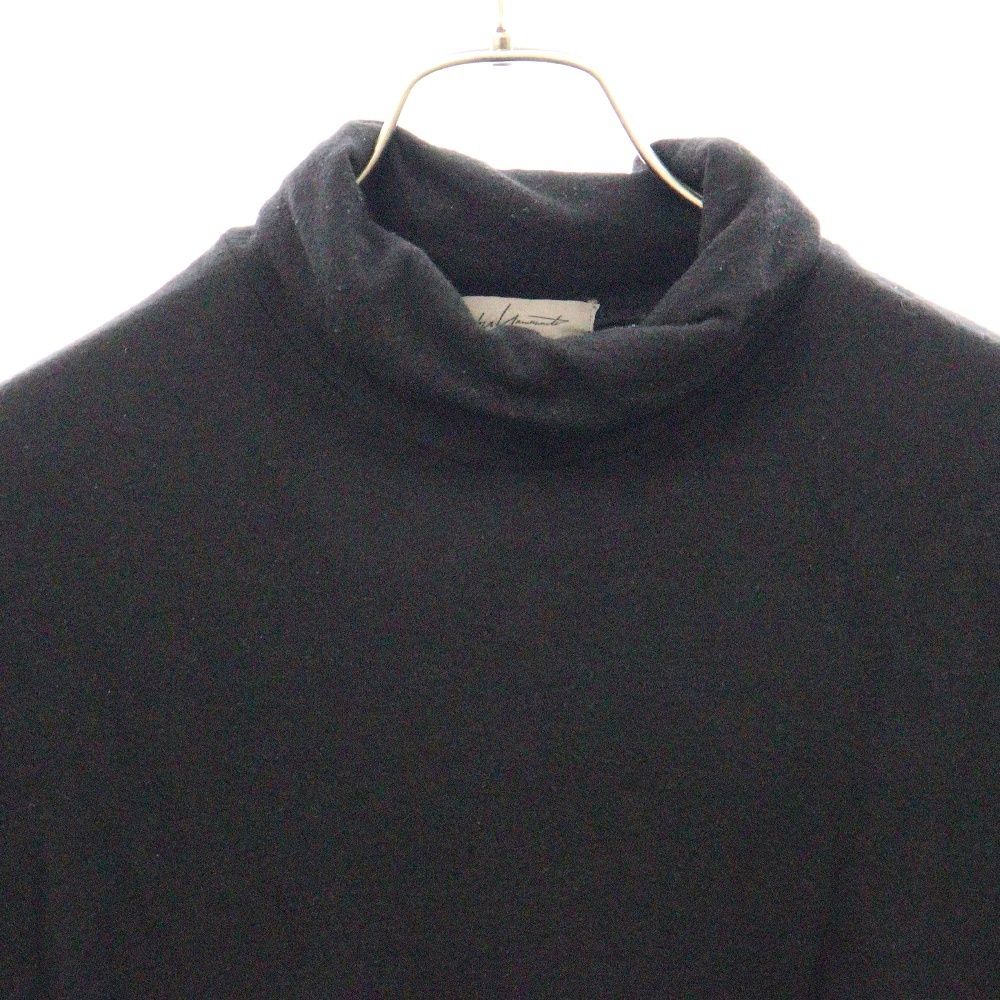 Yohji Yamamoto POUR HOMME (ヨウジヤマモト プールオム) ウール タートルネック ニットセーター ブラック HR-T05-170