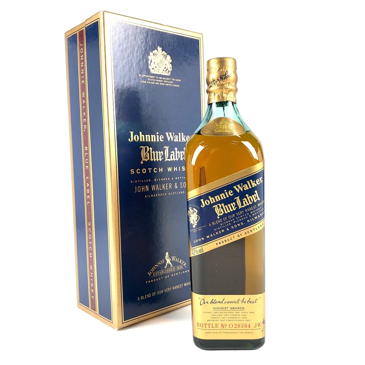 ジョニーウォーカー JOHNNIE WALKER ブルーラベル 750ml スコッチウイスキー ブレンデッド 【古酒】 メルカリShops