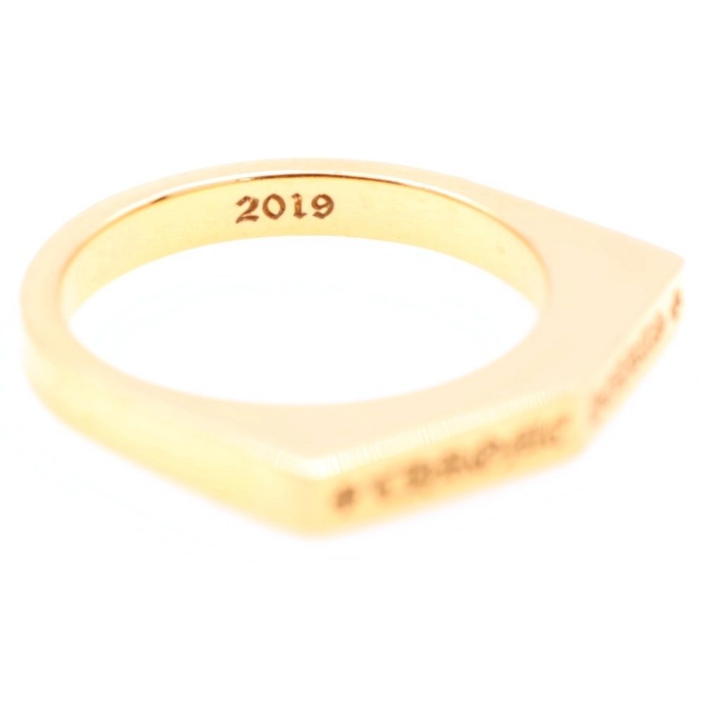 指輪・リング Basic Logo Ring (Gold) CHROME HEARTS (クロムハーツ) 22K PLUS LOGO RING プラスロゴ