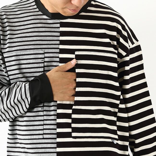 CMFコムフィーアウトドアガーメント ボーダーロンT カットソー COMFY OUTDOOR GARMENT (コムフィアウトドアガーメント) BORDER