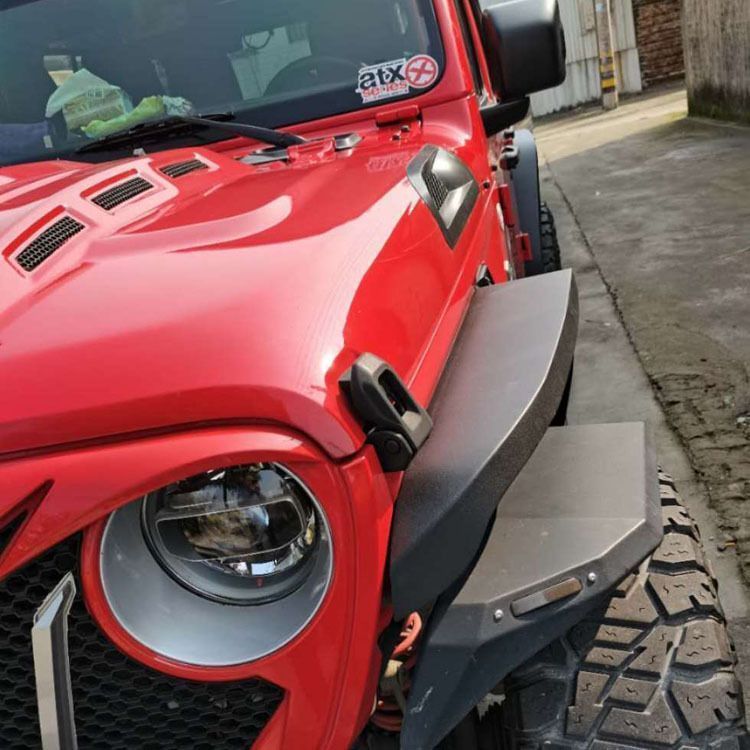 ジープ 牧馬人 JL用 フェンダーフ 復讐者 毒スパイダー アルミ製 前後セット 拡幅 泥除け カスタムパーツ