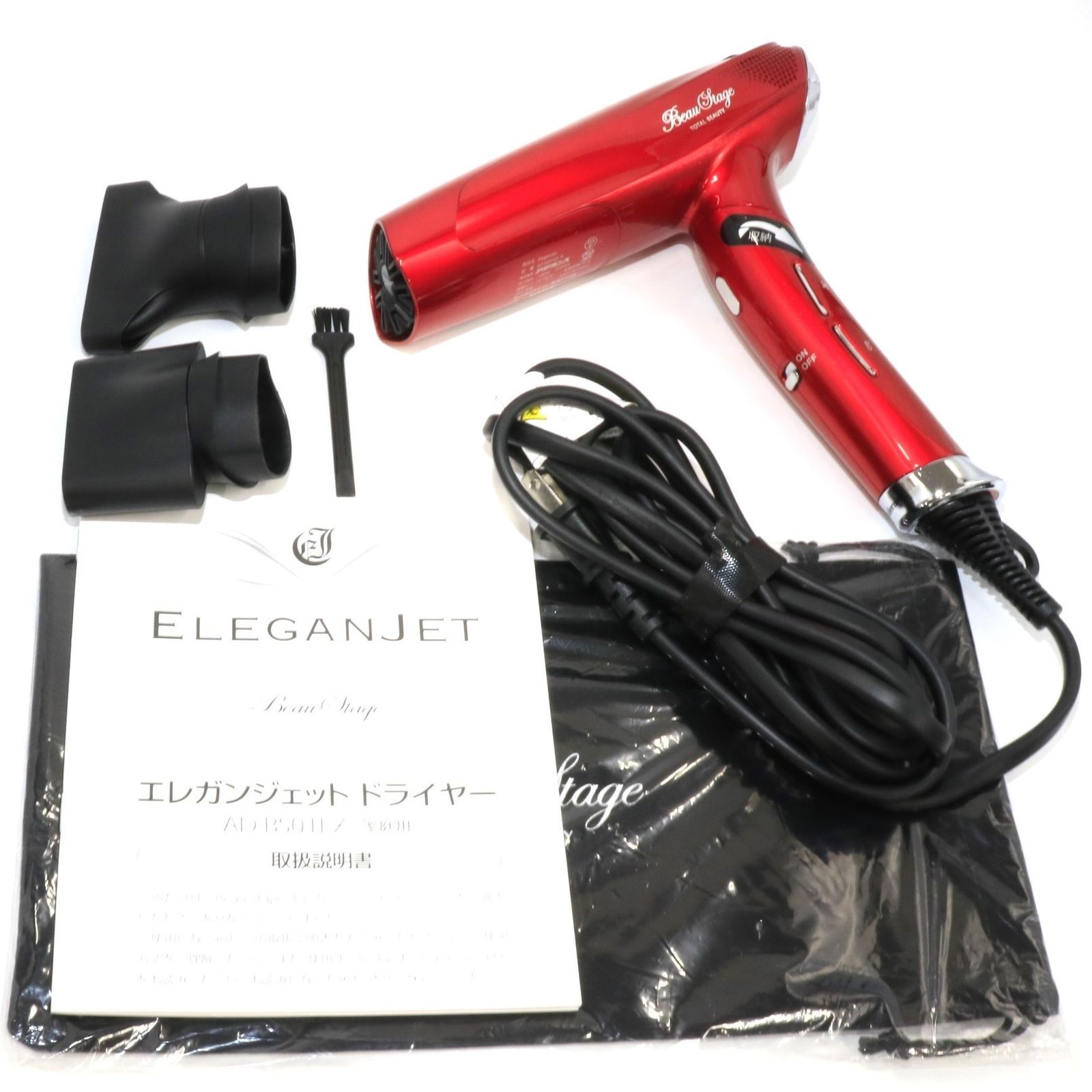 美品　アデランスエレガンジェット　ドライヤー　AD-BSO1EX ヨドバシ.com - アデランス BeauStage ELEGANJET（ビュー
