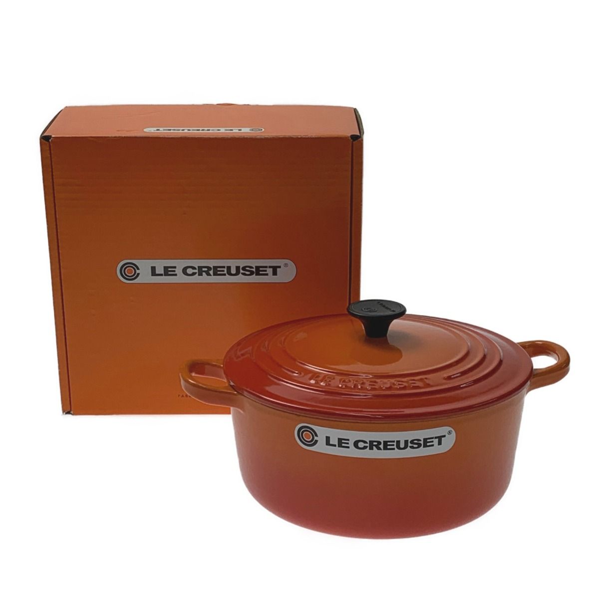 LE CREUSET ルクルーゼ 《 ココット・ロンド 22cm 》ガス・IH対応