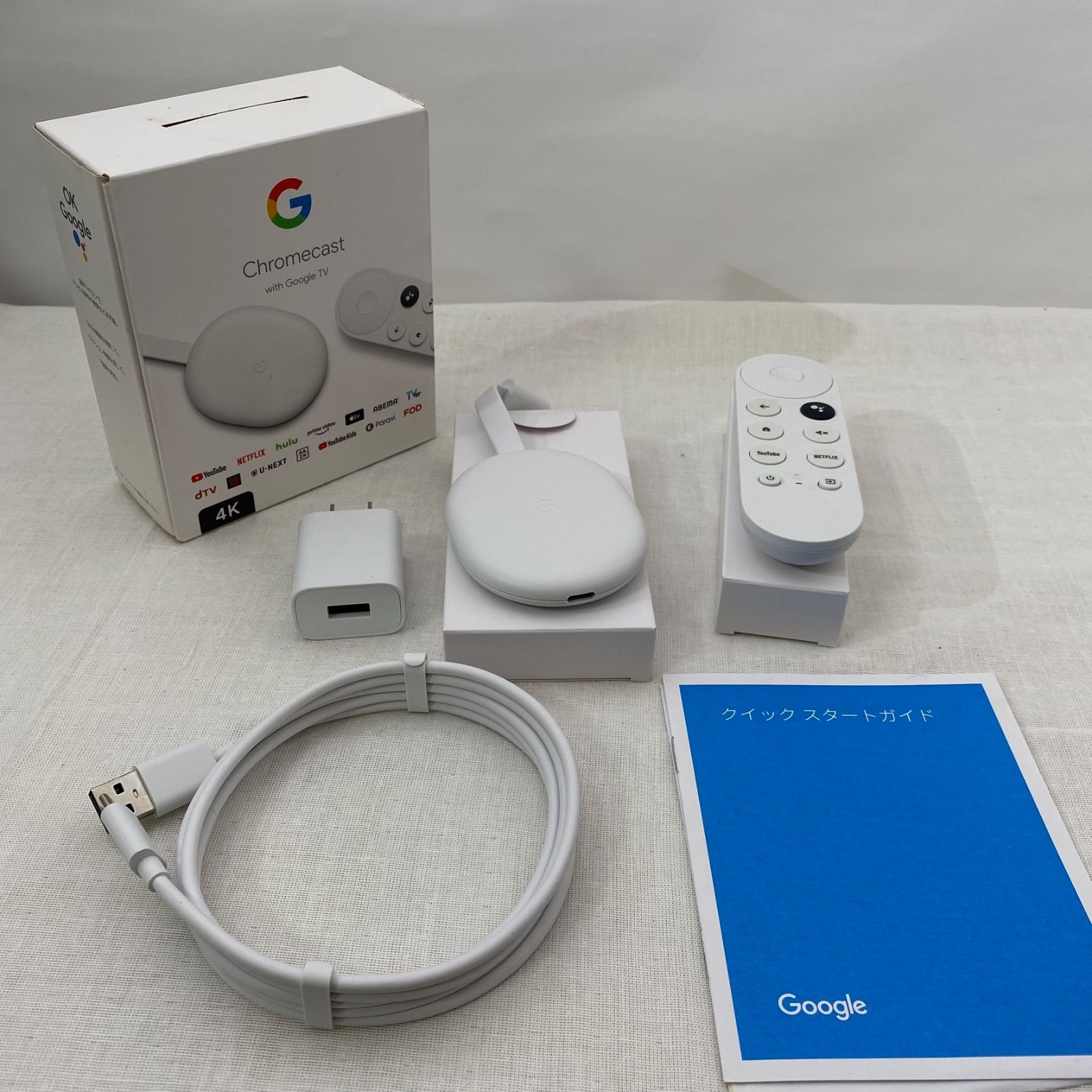 Google ストリーミングデバイス Chromecast with Google TV (4K