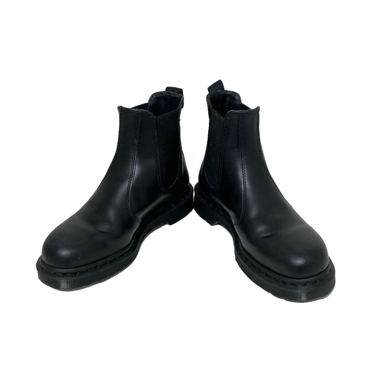 Dr.Martens ドクターマーチン ショートブーツ UK6 レディース - 黒 サイドゴア レザー