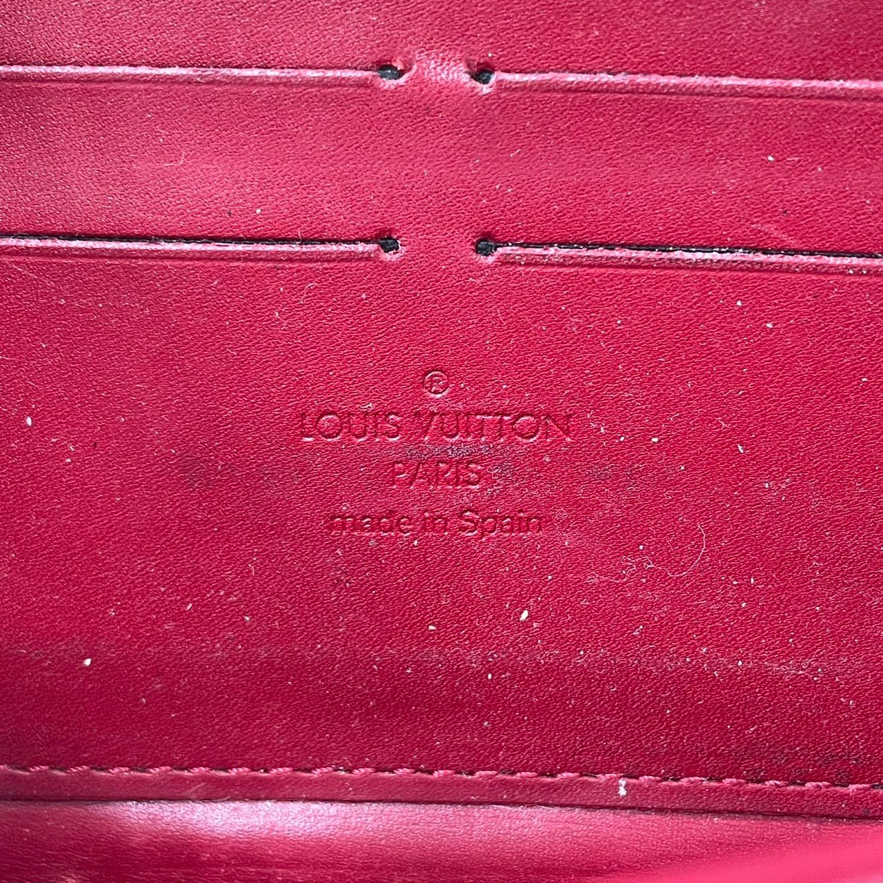 LOUIS VUITTON ジッピーウォレット ヴェルニ 赤 レッド ルイヴィトン