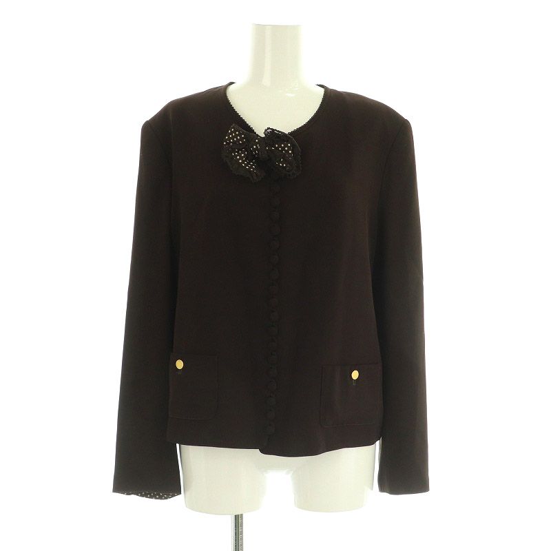 ピンクハウス PINK HOUSES ジャケット リボン PINK HOUSE スノーベロア