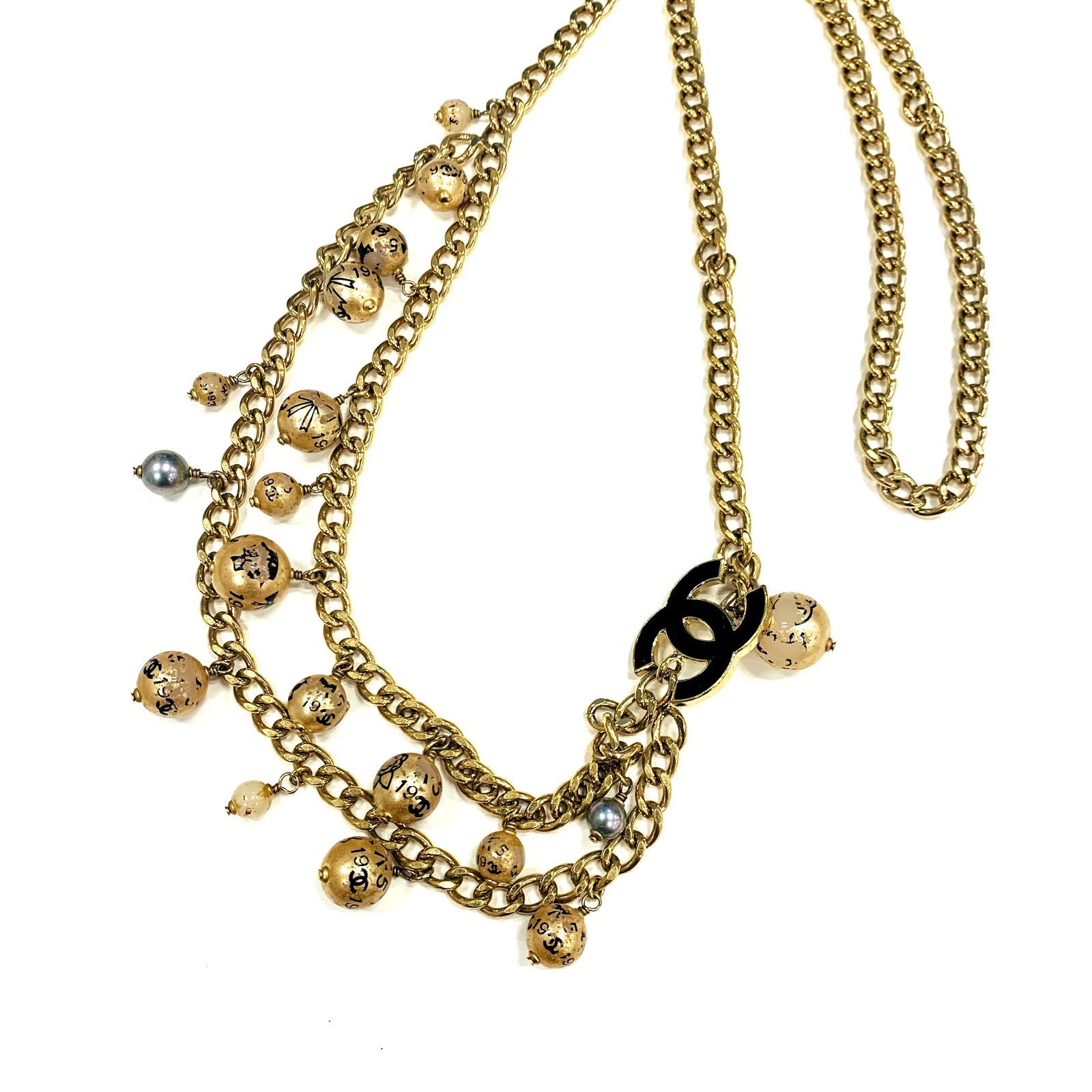 ネックレスとして使っても可愛い CHANEL デニムチェーンベルト CHANEL チェーンベルト ネックレス :D0042 - メルカリ