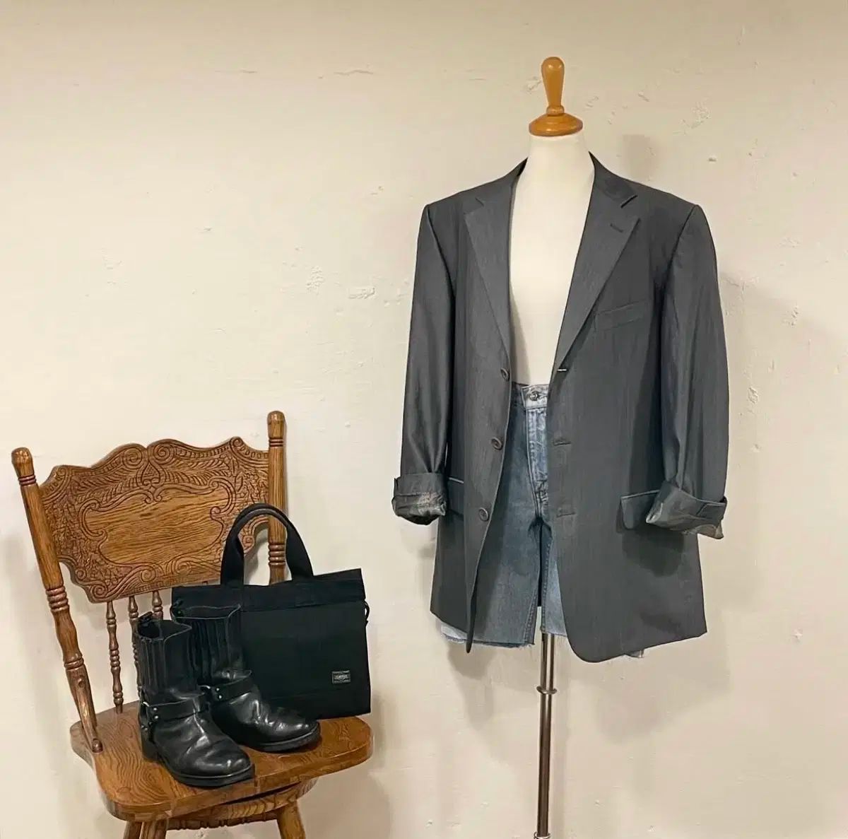 洗えるnouv confini ヌーブコンフィニ 11号 濃紺 お受験ワンピース