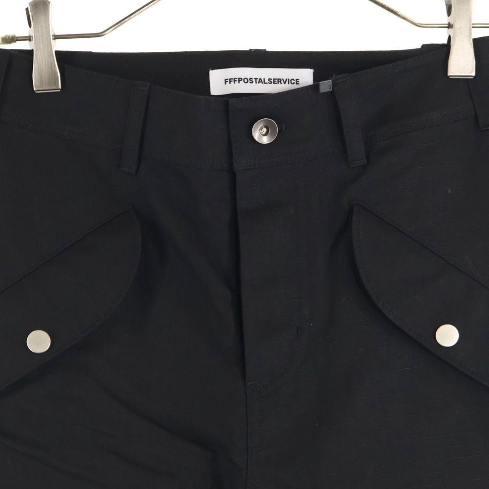  トリプルエフポスタルサービス 25 SS 3-WAY ZIP CARGO ジップカーゴトラウザーズパンツ ブラック チノパン パンツ