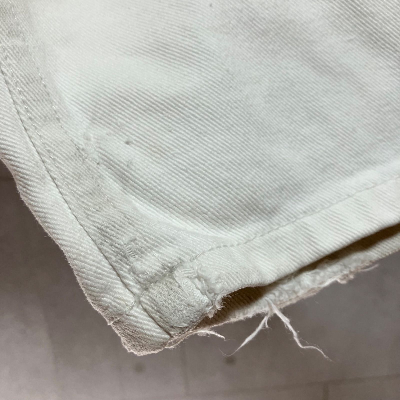 90's SEANJOHN ショーンジョン ホワイト デニム パンツ バギー ワイド