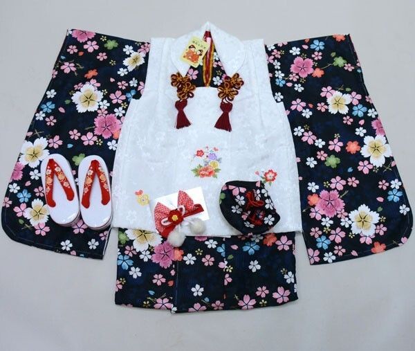 七五三 女の子 三歳 着物セット 陽気な天使 NISHIORI 陽気な天使
