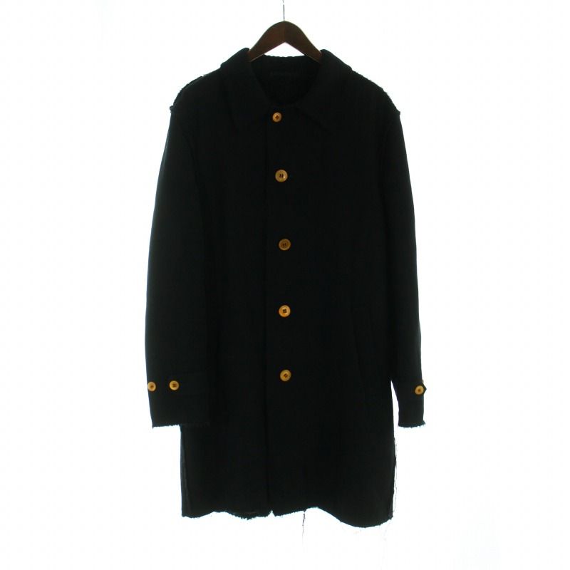 コムデギャルソンオムプリュス　ロングコート COMME des GARCONS HOMME PLUS＞縮絨トレンチロングコート