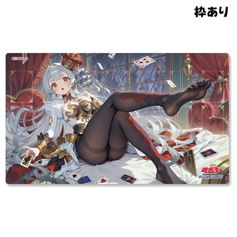 M∀LICE＜Q＞ HEARTS OF CRYPTER プレイマット 今週末まで 遊戯王 M∀LICE＜Q＞ HEARTS OF CRYPTER プレイマット ②