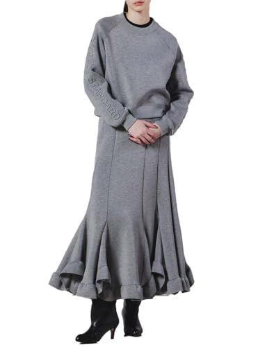 Size 36_Color グレー ダブルスタンダードクロージング ダンボールショートプルオーバー 0208-330-243 レディース グレー