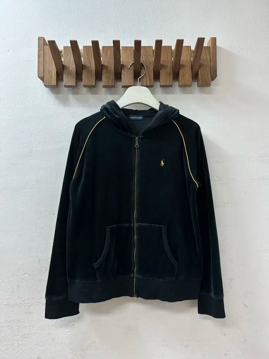 ラルフローレン ベルベット ジップアップ フーディー ジップアップ