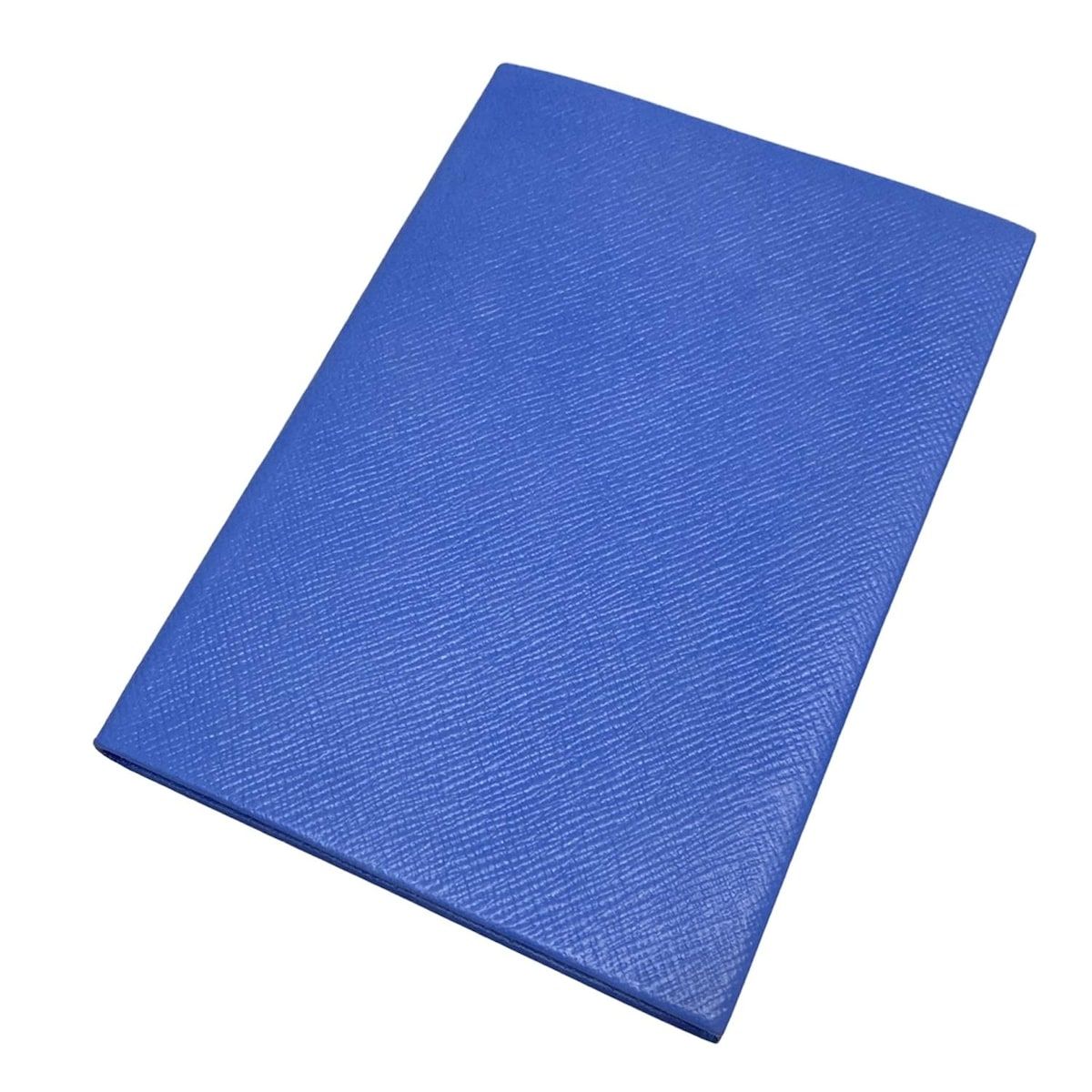 SMYTHSON(スマイソン) 小物美品 - ブルーグレー ノート レザー