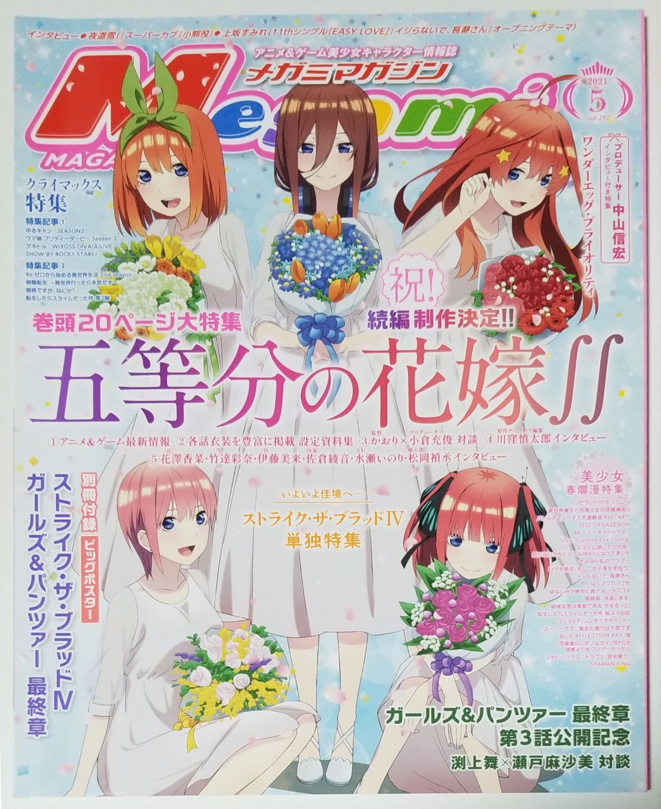 付録ポスター付き Megami MAGAZINE 2022年6月号 - その他