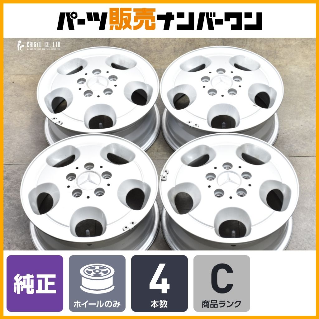 程度良好 メルセデスベンツ W638 Vクラス 純正 15in 6J 60 PCD112 4本 V230 V280 A6384010002 交換用 スタッドレス用にも