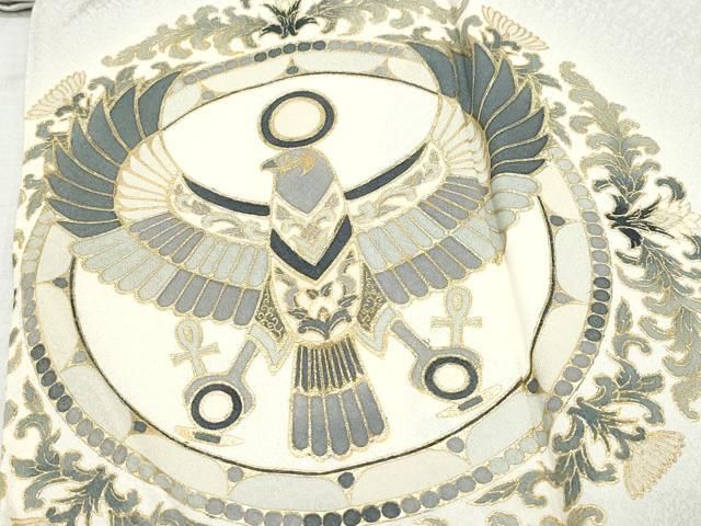 平和屋着物○螺鈿工芸作家 佐野正喜 色留袖 吉祥花鳥文 金彩 正絹 逸品