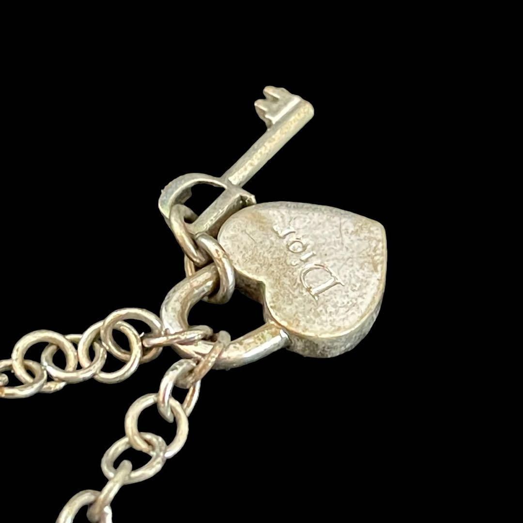 Christian Dior ディオール ブレスレット ハート 南京錠 鍵 Christian Dior ディオール ブレスレット ハート 南京錠 鍵