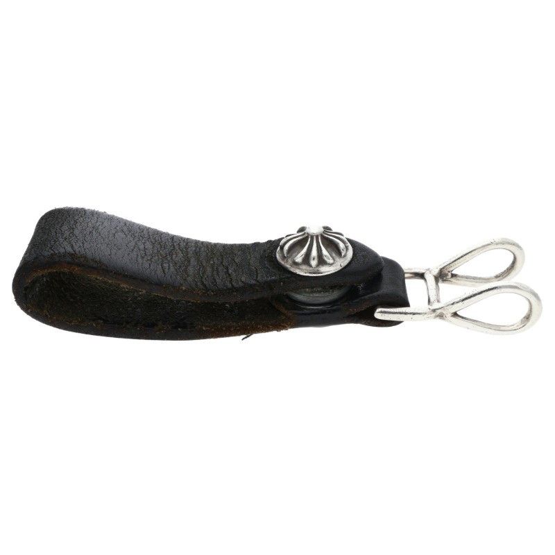 クロムハーツ BELT LOOP クロスボールボタンレザーベルトループ CHROME HEARTS(クロムハーツ) BELT LOOP クロスボールボタン