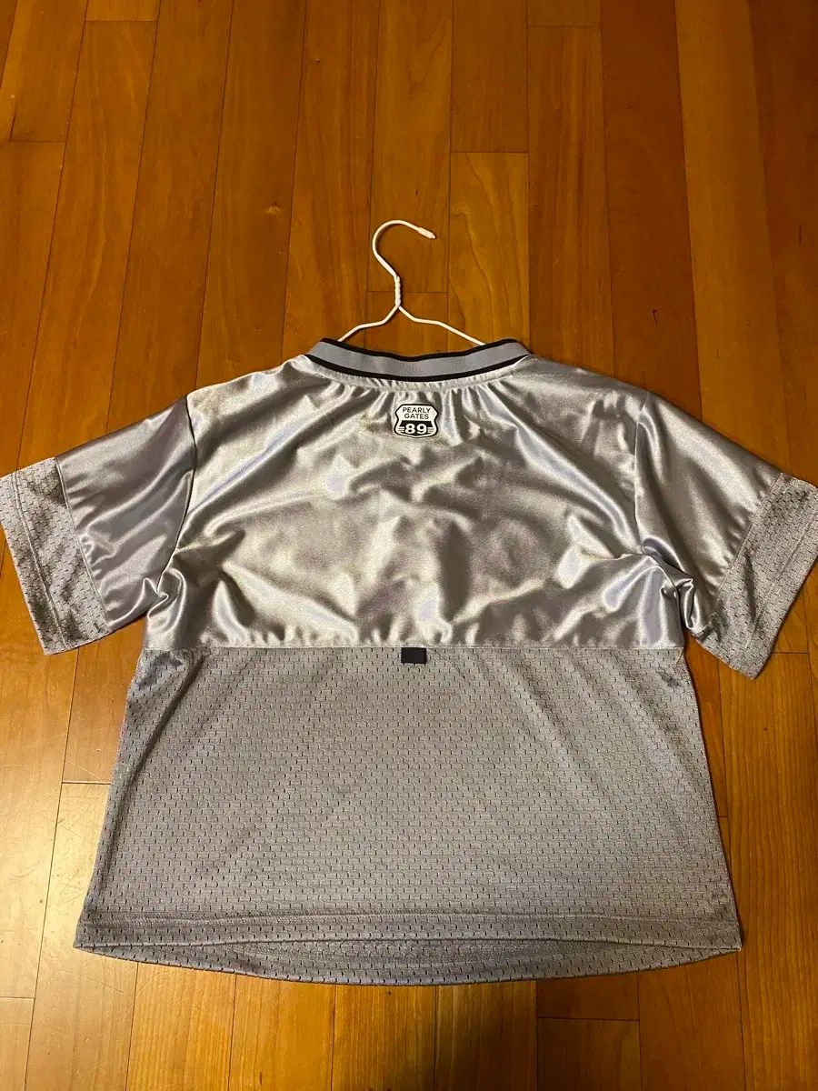 レディースパンチングミックスグリッタリングショートスリーブ