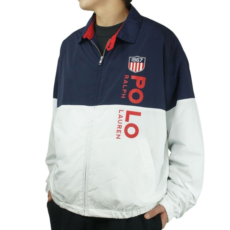 ✨ Polo by Ralph Lauren ジップアップ　ナイロンジャケット ラルフローレン POLO RALPH LAUREN ポロラルフローレン メンズ