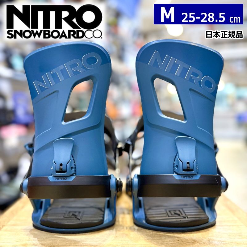25-26 NITRO RAMBLER ｶﾗｰ Blue Mｻｲｽﾞ ナイトロ メンズ スノーボード バインディング 日本