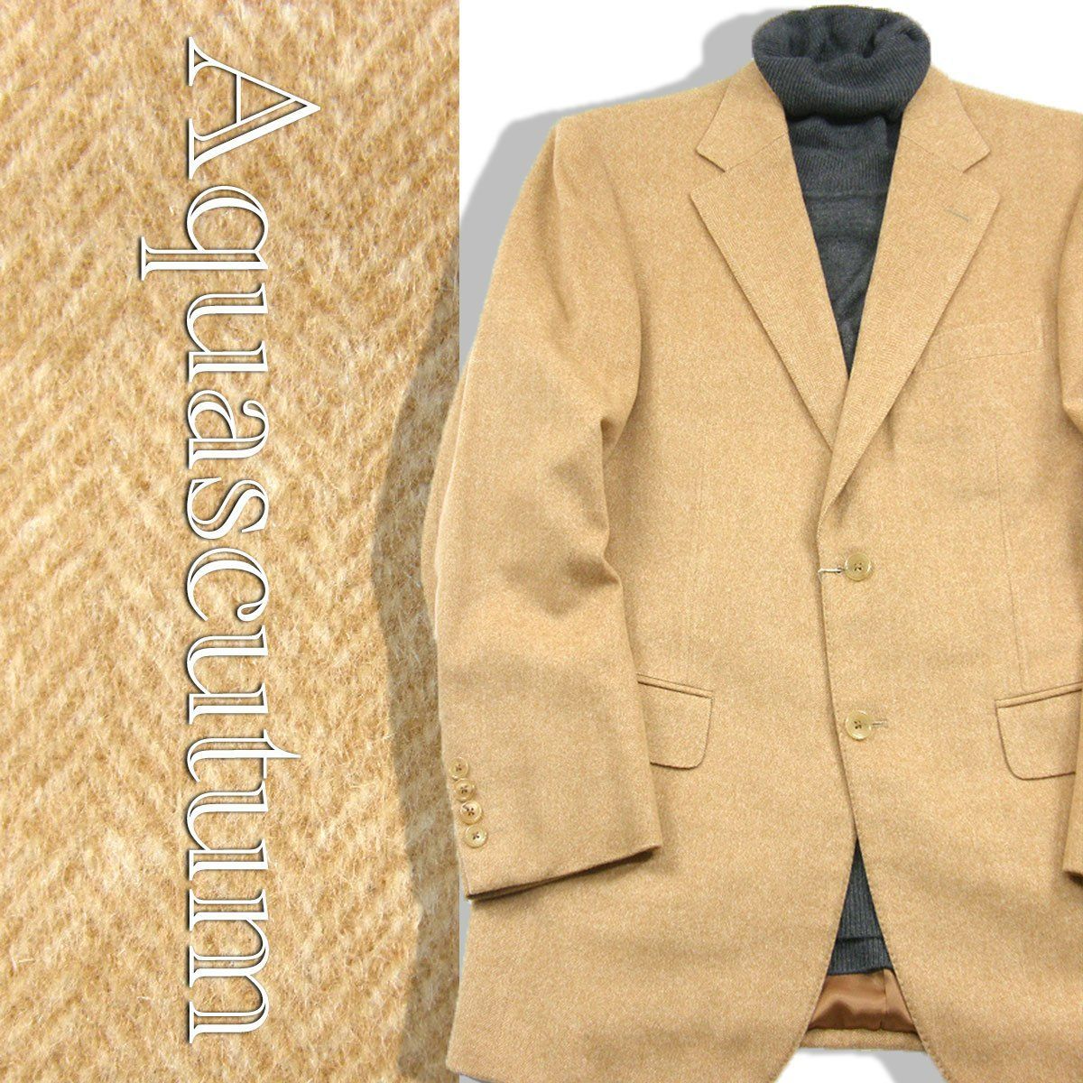 新品】 Aquascutum ／ アクアスキュータム カシミヤ ジャケット 日本製 