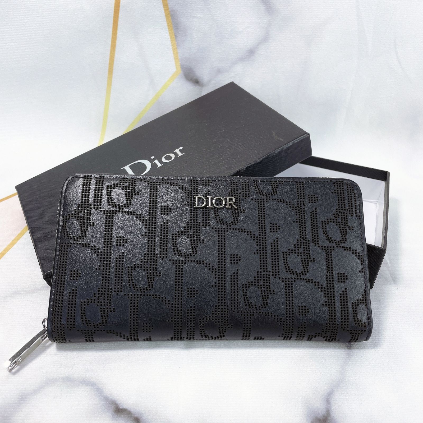 極美品】Christian Dior レディディオール オブリーク ロング