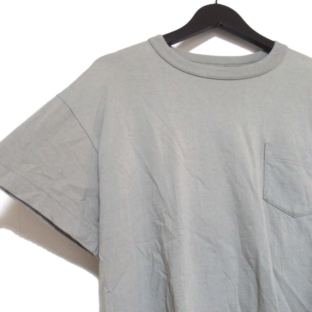 美品 23SS Sacai サカイ 半袖 ドッキング Tシャツ 23-06566 2サイズ  