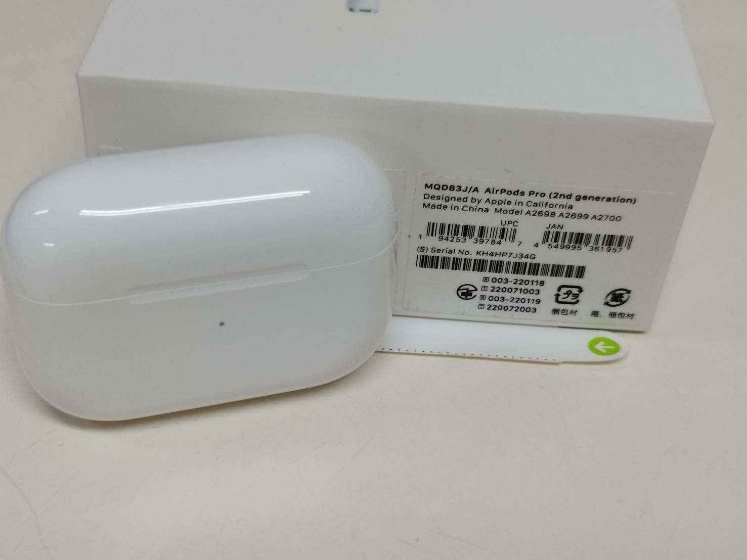 Apple AirPods pro第2世代充電ケースのみ A2700正規品動作品 Apple AirPods AirPods Pro（第2世代）充電ケース（A2700）