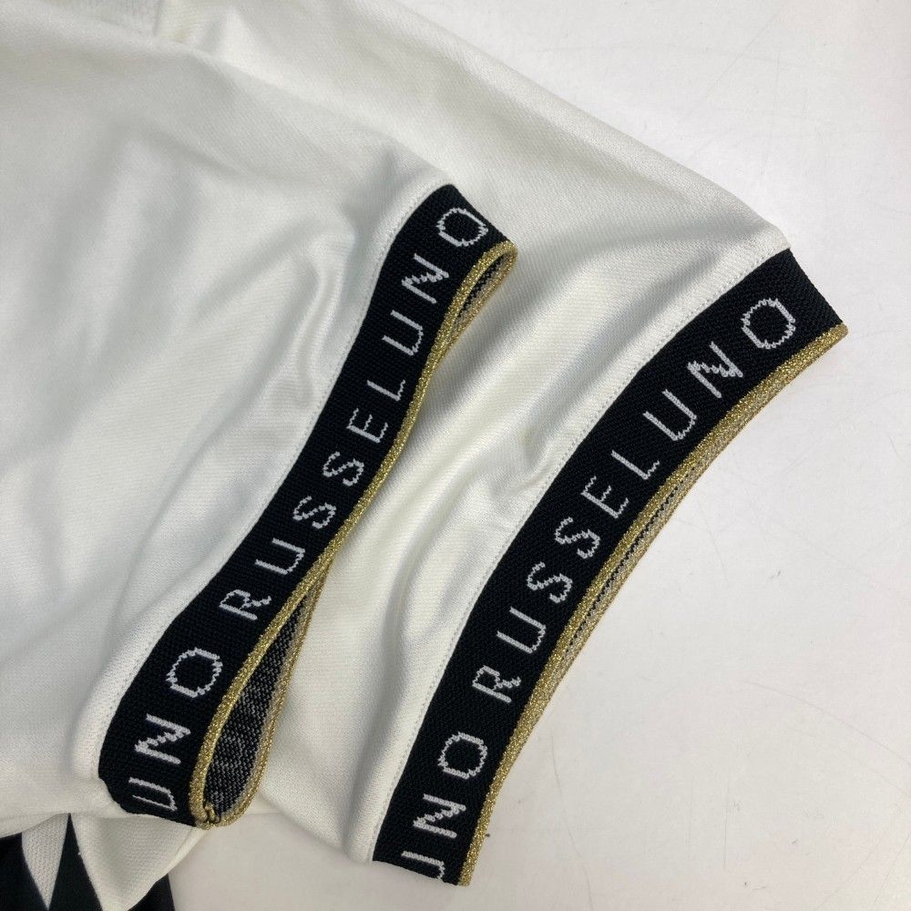 サイズ：7 RUSSELUNO ラッセルノ 半袖ポロシャツ ルチャ ブラック系