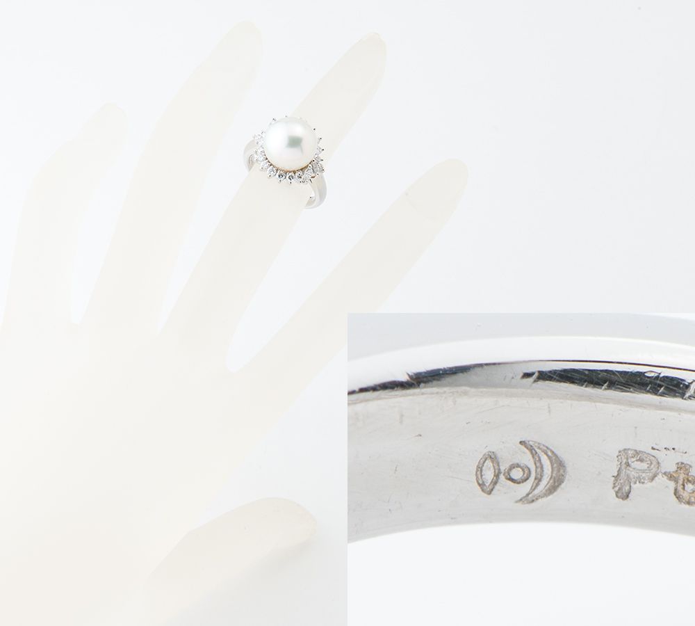 田崎真珠 最大直径11.0mm 白蝶真珠(南洋真珠) リング・指輪