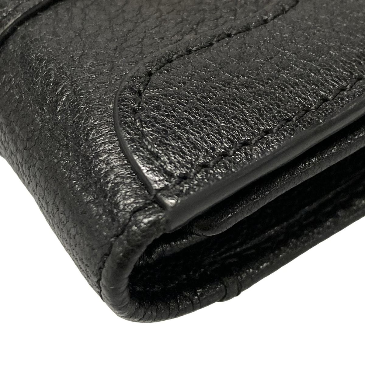 SEE BY CHLOE(シーバイクロエ) 3つ折り財布 ハナ 黒 レザー