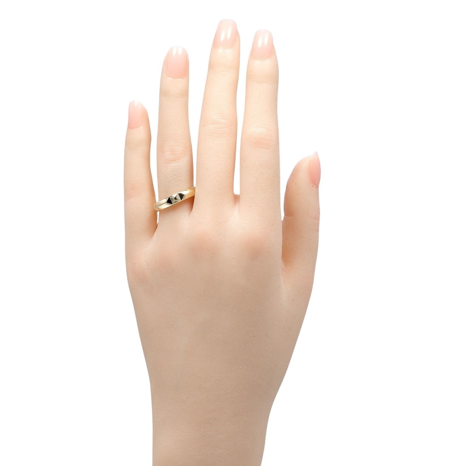 TIFFANY-Co. ティファニー トゥルーバンド 4mmモデル K18イエローゴールド 15号 レディース 5.83g リング 指輪