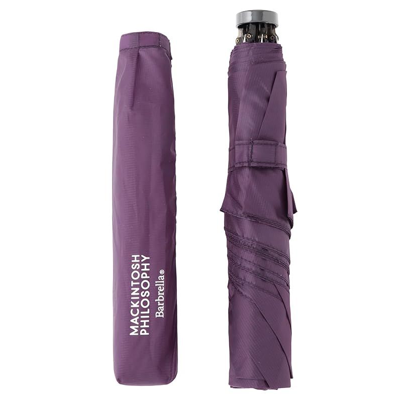 ムーンバット マッキントッシュフィロソフィー 雨傘 折りたたみ傘 超軽量 バーブレラ無地55 21-431-11073-02パープル NEXPOTALLINN_EU